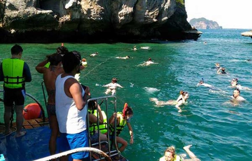7 Islands Day Tour by Longtail Boat from Krabi
