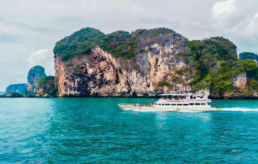 7 Islands Day Tour by Longtail Boat from Krabi